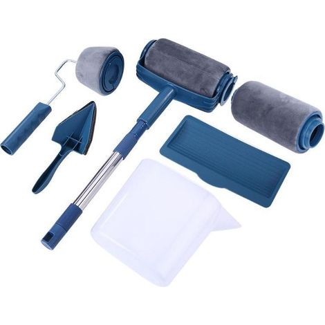 Sponge TV Product Brossing Artefact Self -SUCTION Drum Tile télescopique 7 - Pierre peinture à rouleau de peinture (1/5)