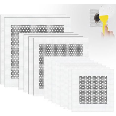 14pcs Aluminum Wall Repair Patch 2/4/6 Inch Self Adhesive Mesh Patches Drywall Repair Kit for Drywall Repair Damaged Walls Ceilings (1/5)