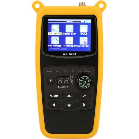 Détecteur de signal satellite numérique WS-6933 DVB-S2 FTA, norme européenne 100-240 V CA, 50/60 Hz (1/5)