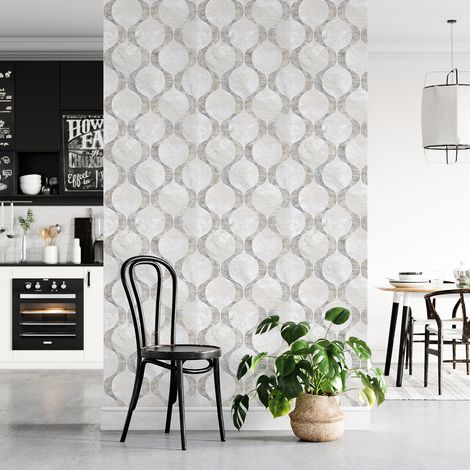 Papier peint intissé pré-encollé - DESIGN SCANDINAVE CLAIR VINTAGE - 1 rouleau de 300x60cm (1/5)