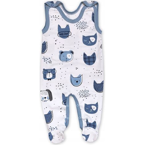 Baby-Strampler mit Reißverschluss, 56 Baby-Pyjamas, Baby-Strampler mit Tiermotiven (1/5)