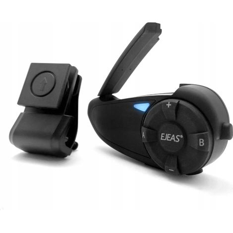 EJEAS Q7 Motorrad-Intercom Bluetooth 5.1 + NFC CVC 300h 2k WiFi MESH