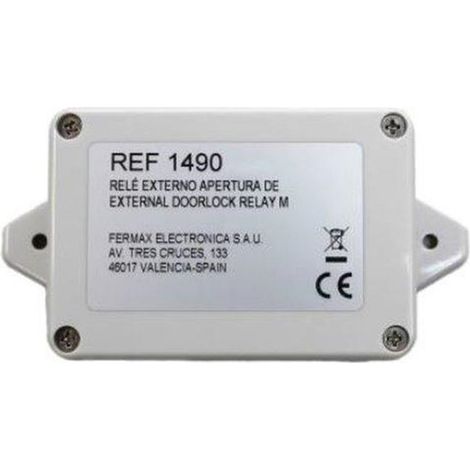 Relé externo de seguridad para apertura de puerta, compatible con placas MILO/KIN