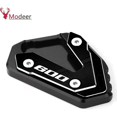 (600 Noir) Extension de béquille latérale pour moto, compatible avec Suzuki GSXR 600, GSX-R 750, GSX R 1000 et 1000R Maxpower. (1/4)