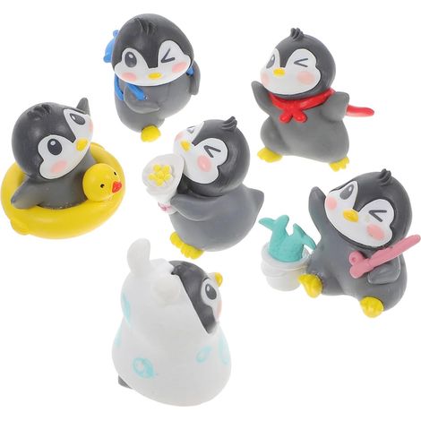 teiliges Pinguin Dekofiguren Filigrane Tierdeko für