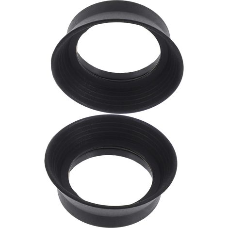Couvre-Oculaires en Caoutchouc 2 Pièces pour Microscope Stéréo Protection Souple Anti-Éblouissement Accessoires De Laboratoire 1.65X1.26X0.55 Pouces (1/5)