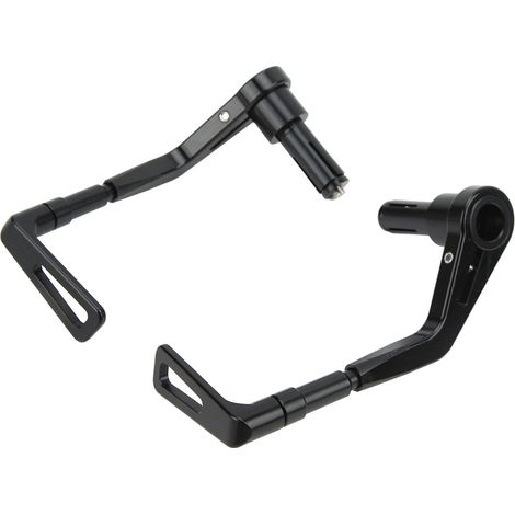 Universelle, verstellbare 22-mm-7/8-Zoll-Motorradlenkergriffe aus schwarzem Aluminium (1/5)