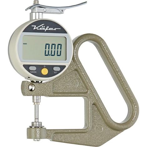 Appareil de mesure d'épaisseur JD 50, mesureur 12,5 mm, déviation 0,01 mm, numérique, affichage 10 = cmm (1/5)