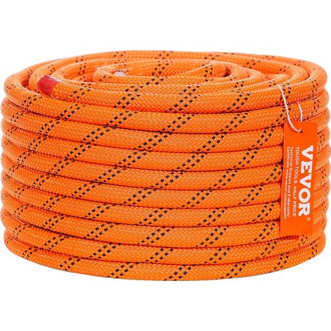 Corde, 36 m de longueur, résistance à la rupture de 1800 kg, 0.5 pouce (1/2)