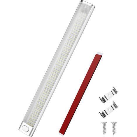 Barre lumineuse intérieure LED 12 V, bande LED universelle de 120 LED avec interrupteur marche/arrêt, 1 unité, pour éclairage intérieur de camping-car, plafonnier ou éclairage de toit.