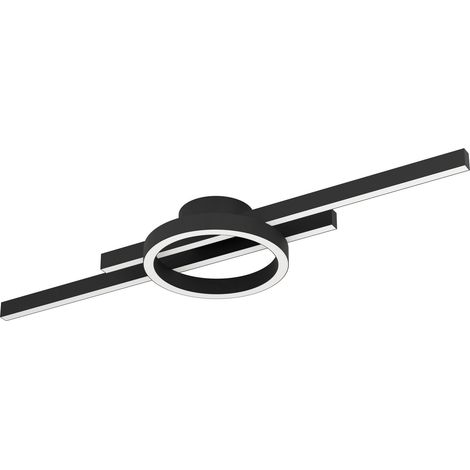 Panneau LED plafonnier dimmable avec télécommande, lampe de (1/5)