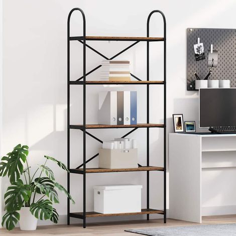 Bücherregal Altholz 80 x 30 x 183 cm Holzwerkstoff