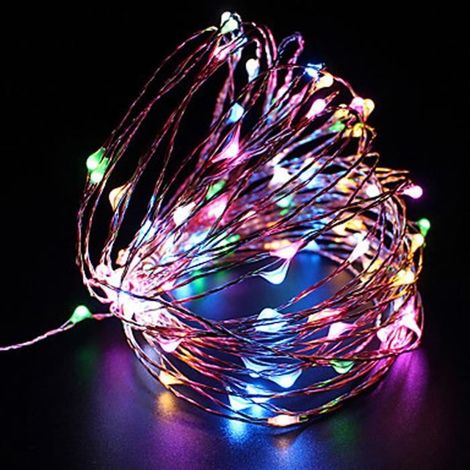 500 cm guirlande lumineuse extérieure, imperméable IP68, 50 LED SMD pour décoration de Noël et festivals