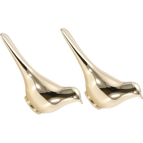 Boutons de Meuble Oiseaux Dorés, Lot de 2, Alliage de Zinc (1/5)