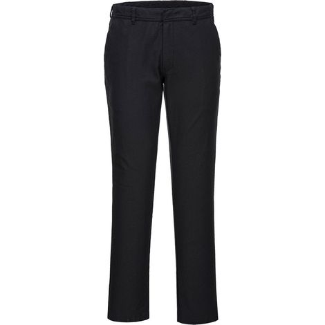 Pantalon Chino Strech coupe slim  couleur : Noir taille 40 - PORTWEST (1/2)