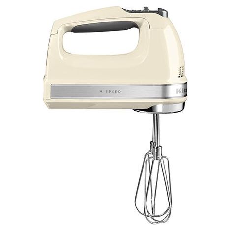 KitchenAid 9 Speed Hand Mixer Almond Cream