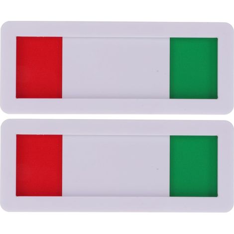 Panneaux Indicateurs de Porte Coulissante 4x10 Cm en Acrylique Blanc, Panneau Ouvert et Fermé Curseur, Indicateur de Confidentialité pour Bureaux et Salles de Conférence (2 Pièces (1/5)
