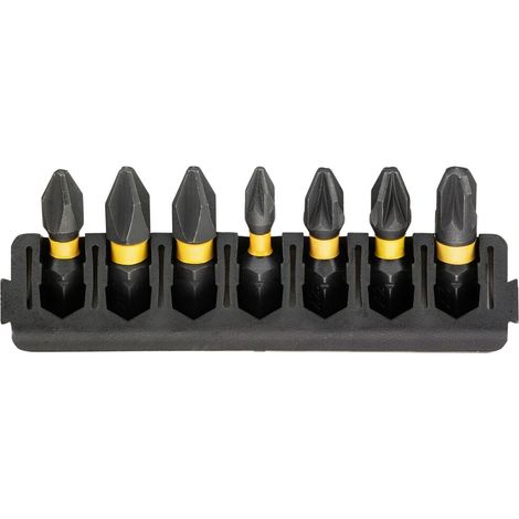 Portapuntas DeWalt de 25 mm y 7 puntas DT70809