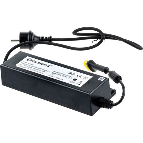 Husqvarna – Alimentation pour station robot tondeuse – Compatible Automower 320, 320 Nera, 420, 520 – 2,2A pour charge rapide