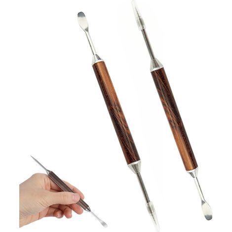 2 Pièces - Stylo Latte Art, accessoire de cuisine pratique, matériaux alimentaires sûrs, facile à nettoyer, 304 (1/5)