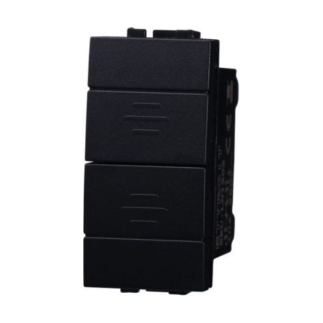 Ettroit serie Space Interruttore Interblocco Saliscendi Tapparella Compatibile Bticino Living international - LN1204