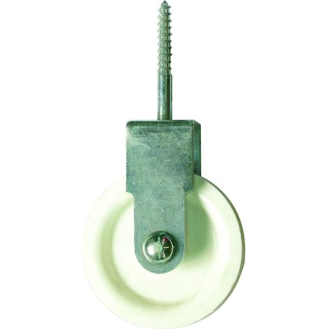 Poulie nylon à vis bois diamètre 40 mm - TORBEL INDUSTRIE