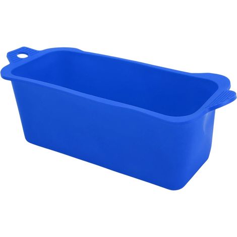 1 bac à graisse en silicone, réutilisable, 22,6 x 8,3 x 4,5 cm, rouge, adapté aux barbecues et cuisines (1/5)