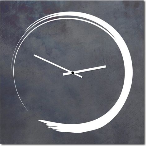 Horloge murale industrielle en acier calamina S-Enso Classic (1/3)