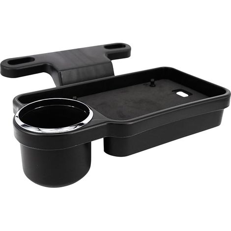 Porte-gobelet de voiture avec plateau repas - amovible et pliable - organisateur de siège arrière pour la plupart des véhicules (1/4)