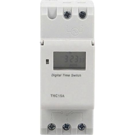 Minuterie à relais numérique programmable AC 110-220 V pour l'automatisation (1/5)