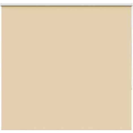 Verdunkelungsrollo Beige 155x130 cm Stoffbreite 151,6 cm
