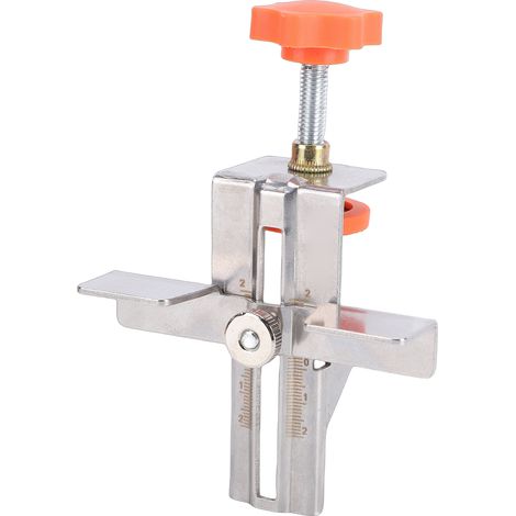 Gabarit d'installation de porte d'armoire 10-38 mm à serrage réglable en acier inoxydable pour armoires de cuisine et de salle de bain