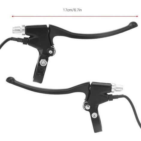 LIA Poignée Levier De Frein De Vélo Électrique Droite Gauche Universel En Alliage D\'Aluminium 1 Paire (1/4)