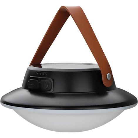 2 tragbare Zonnelampen, wasserdichte Nachtlampen, doppelte Zonne/USB-Aufladung, 3 eingebaute Lichtstände, Energieversorgung, Gebäudebeleuchtung für den Außenbereich (Schwarz)