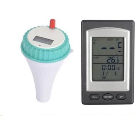 Kabelloses Poolthermometer mit Fernbedienung – LCD-Anzeige – Digitale Wassertemperatur – Whirlpool (1/4)