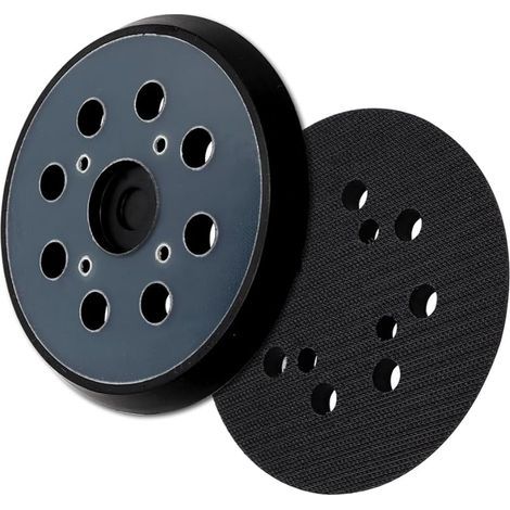 2 Pièces Tampon de Ponceuse de Remplacement 125 mm Boucle à 8 Trous Plateau de Ponçage pour ponceuse excentrique (1/5)