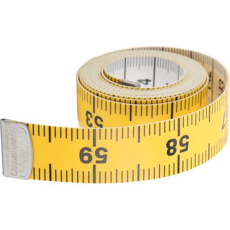 Lot de 6 mètres ruban souples à double échelle, lecture facile et résistants à l'étirement, pour la couture et les mesures corporelles. (1/5)