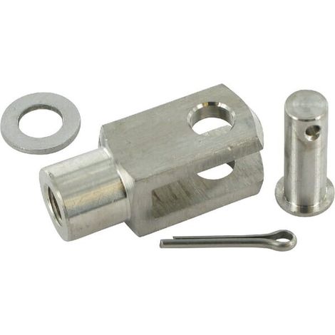 Horquilla hembra M6 RVS inox. UNIVERSAL GM6CR