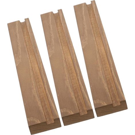 Présentoir pour Afficher Albums Vinyle en Bois pour Disques Vinyles 3 Pcs Support Mural Robuste et Design Simple Salon ou Chambre (1/5)
