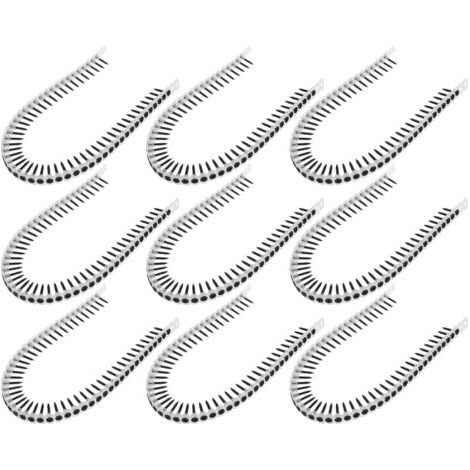 Set mit 1000 selbstschneidenden Senkkopfschrauben M35 x 25 mm mit Kunststoffkette, Wandbefestigungsschrauben für Gipskartonplatten, Regale, schwere Spiegel und Konstruktionen