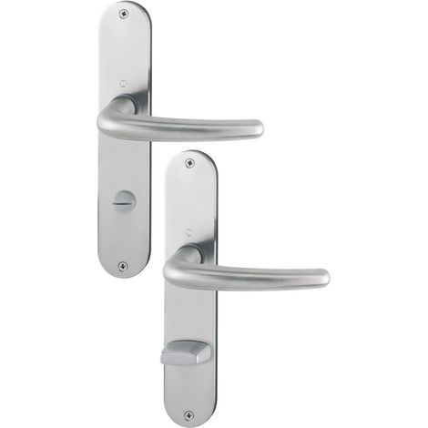 Jeu de garniture de porte longue Den.E1310Z/302 VA F69 SK/OL 78mm DIN G/D (1/4)