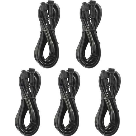 10 Stück verlängerte 1 m lange 2-Pin IP67 wasserdichte LED-Lampen RGB-Farbspot-LEDs für Außenbeleuchtung