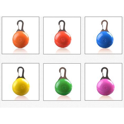 6pcs LED Pet Collier Pendentif Lumineux Clignotant dans la Nuit pour Chien Chat & Objet de Sécurité pour Chat Chien (1/5)