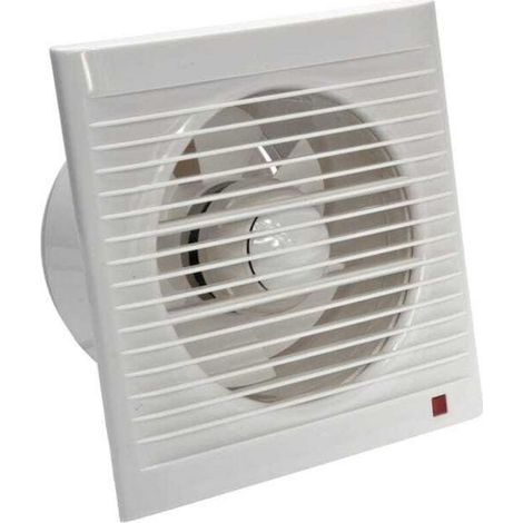 Ventilatore di scarico 160 mm 15W 140m3/h con Valvola di non ritorno-- per il Bagno,Cucina,Ufficio,WC,Silenzioso, (1/5)