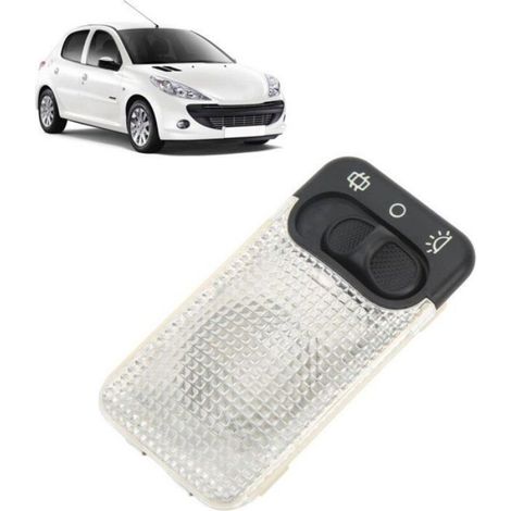 Voiture Intérieur Toit Liseuse 6362P3 Super Lumineux Dôme De Voiture Plafonnier LED Panneau de Remplacement voor Peugeot 206