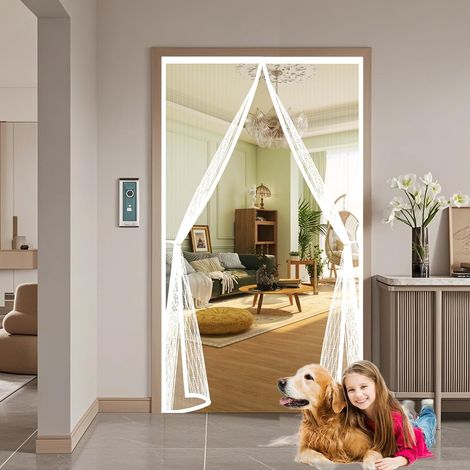 Moustiquaire Porte Magnétique 77 x 90 cm Anti-Moustiques (1/5)