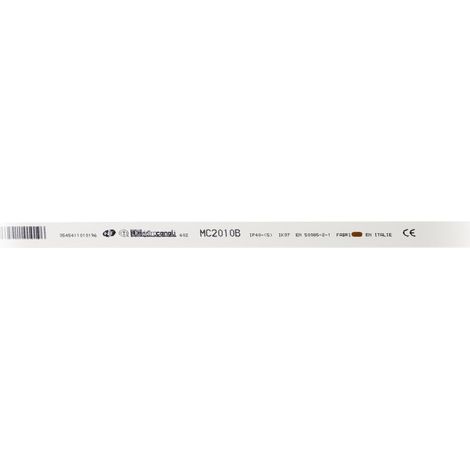 Leiste (Weiß 9010) 20x10mm Weiß - Länge 2 Meter