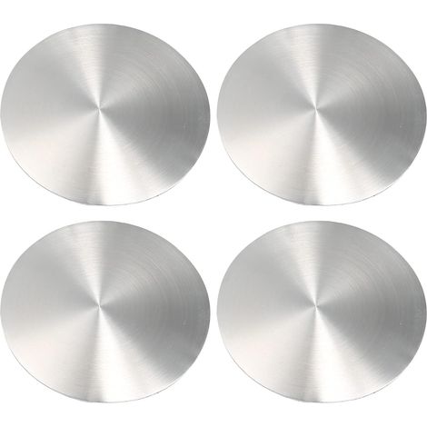 4pcs 75mm Argenté Voiture Roue Centre Moyeu Capuchons Emblème Décalque (1/5)