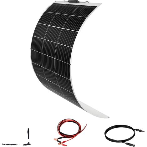 Panneau Solaire, Monocristallin, Semi-Flexible, Kit solaire de 100W w (1/2)