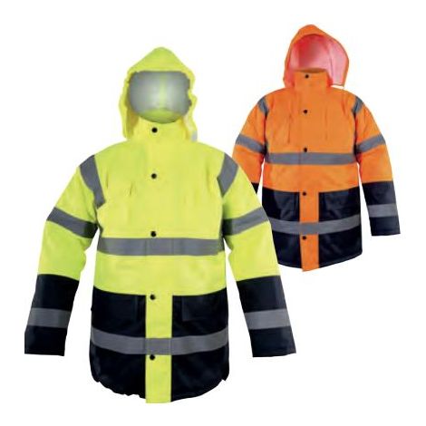 Veste isolante haute visibilité, orange, taille 3XL, CE, Lahti (1/2)